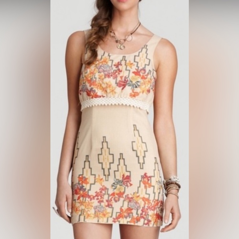 Free People Aztec Big Bang Party Dress